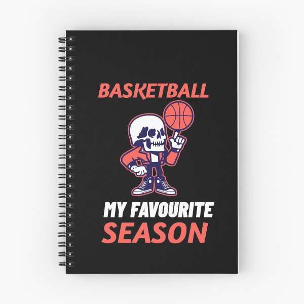 Item preview, Basketball Is My Favourite Season Spinning Skull designed and sold by jacks-tees.