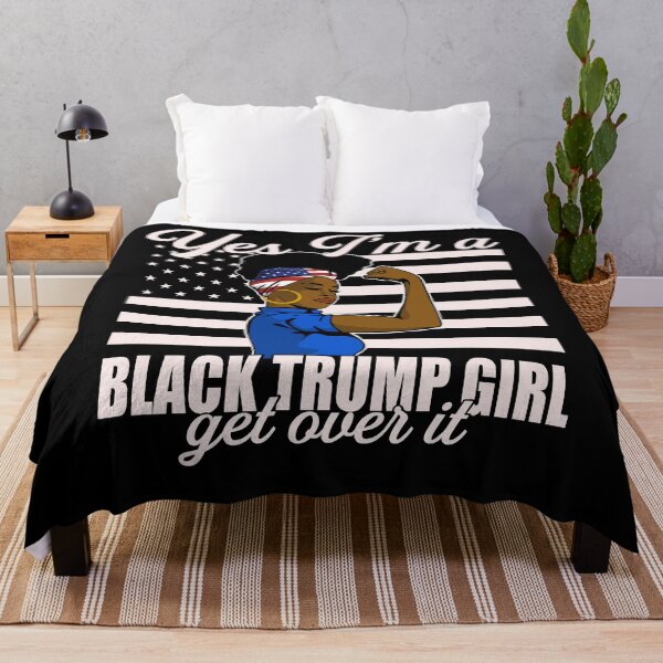 Item preview, Yes I’m a black trump girl designed and sold by mermaidselina.