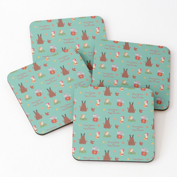 Item preview, Merry Christmas quarantine cute animals designed and sold by NomadMessenger.