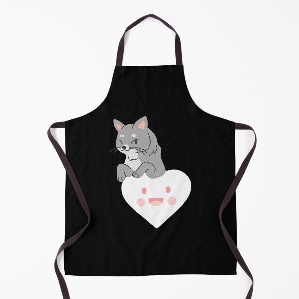 Item preview, Our Hearts Love Cats - Cat sitting on a heart designed and sold by Rabique.