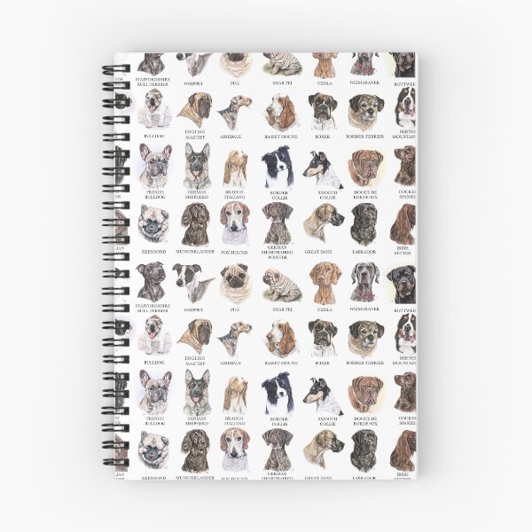 Item preview, "World of Dogs" print designed and sold by LouiseJarvisArt.