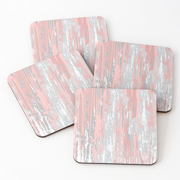 Item preview, Abstract ink. minimal. line. grey. pink.  designed and sold by PrintedDreams.