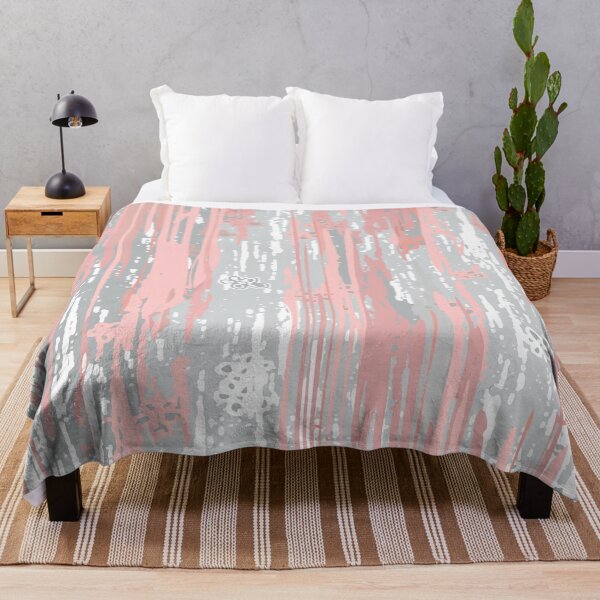 Item preview, Abstract ink. minimal. line. grey. pink. designed and sold by PrintedDreams.
