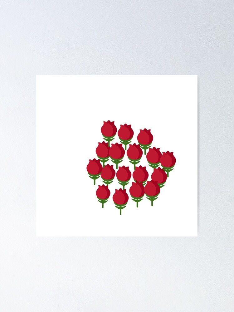 Thumbnail 1 of 3, Poster, Red Roses designed and sold by Chunwi2020.