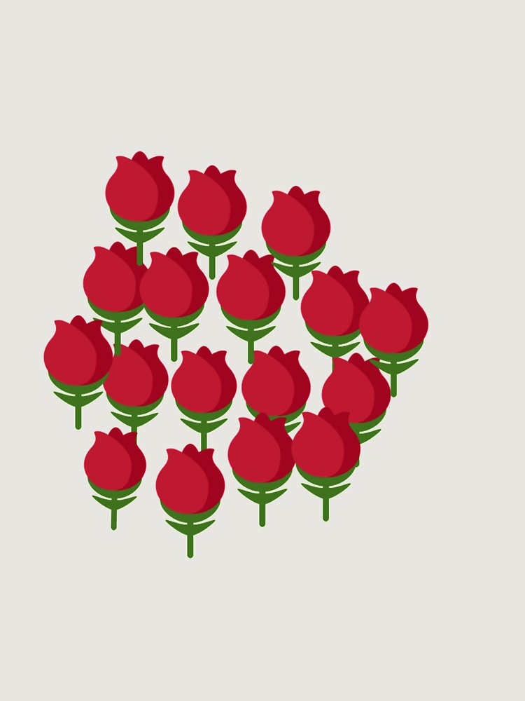 Thumbnail 6 of 6, Premium Oversized Hoodie, Red Roses designed and sold by Chunwi2020.