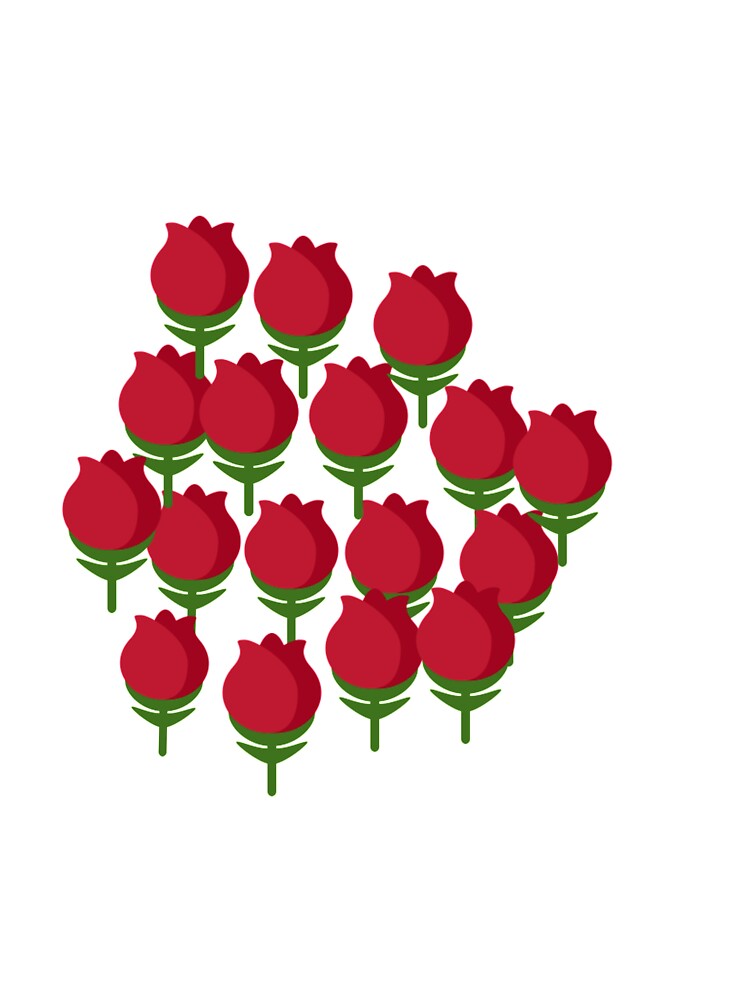Thumbnail 7 of 7, Oversized T-Shirt, Red Roses designed and sold by Chunwi2020.