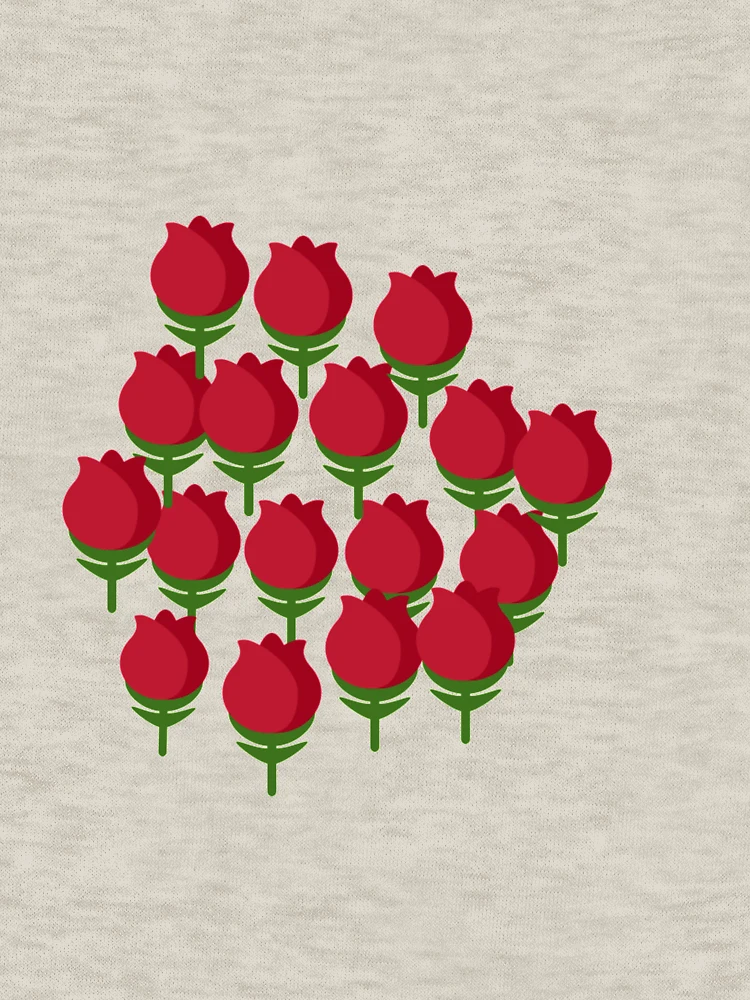Thumbnail 6 of 6, Zipped Hoodie, Red Roses designed and sold by Deals Tobuy2020.