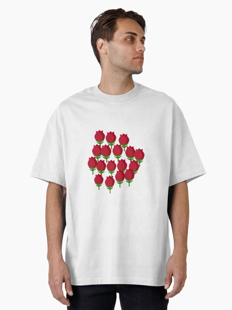 Thumbnail 2 of 7, Oversized T-Shirt, Red Roses designed and sold by Deals Tobuy2020.