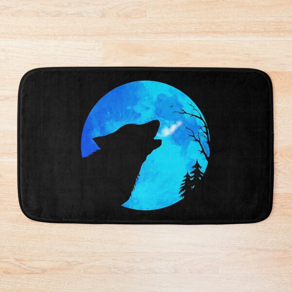 Item preview, Hunter's Blue Moon Wolf designed and sold by serenaking.