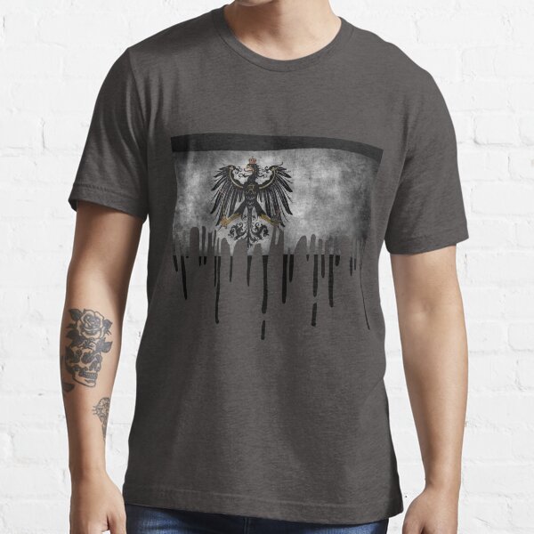 Men paint drip hotsell print skinny shirt