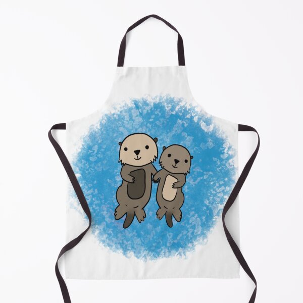 Item preview, Cute otters holding hands designed and sold by scorsone81.
