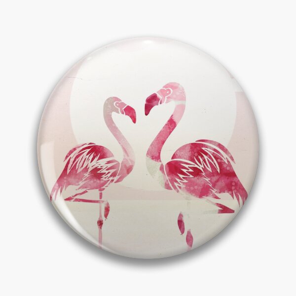 Item preview, Sun Saluting Flamingos designed and sold by Susanne Sachers.