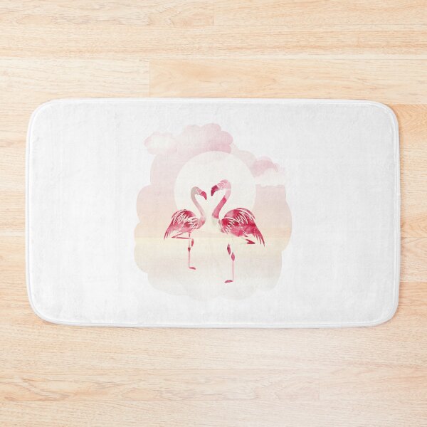Item preview, Sun Saluting Flamingos designed and sold by Susanne Sachers.