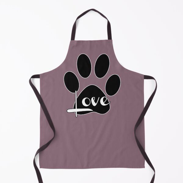 Item preview, Puppy Love Paw Print Black and White Design designed and sold by Mindsofcreation.