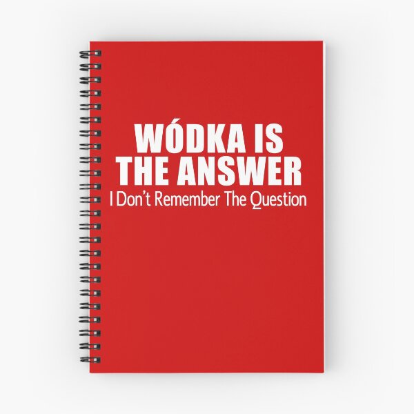 Item preview, Wodka Is The Answer Polish Vodka designed and sold by jaycartoonist.