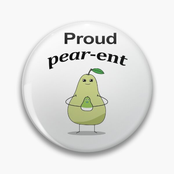 Item preview, Proud parents (pear-ents) color designed and sold by Luxpenta.