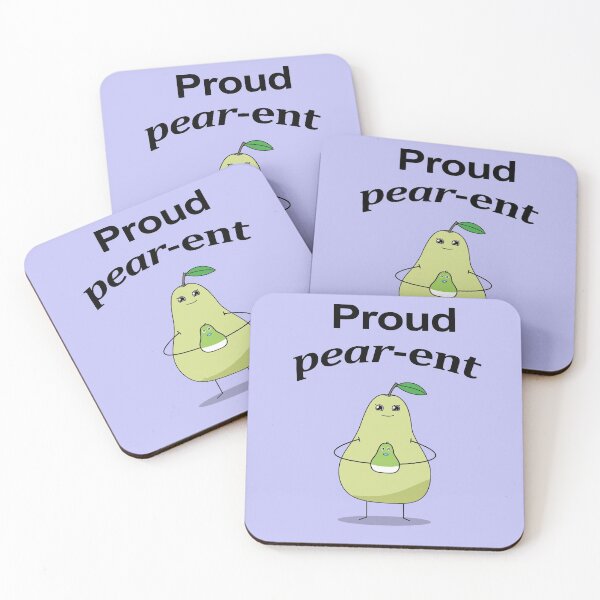 Item preview, Proud parents (pear-ents) color designed and sold by Luxpenta.