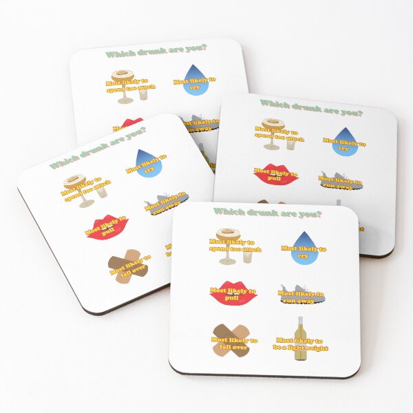 Item preview, The types of people on a night out  designed and sold by textilestalk.