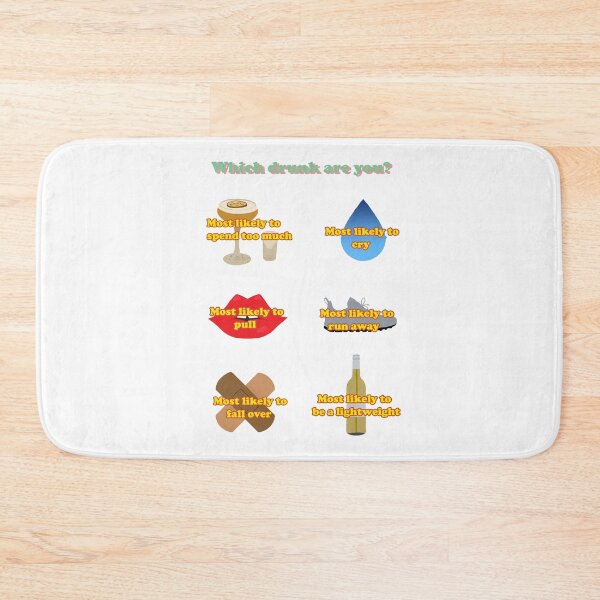 Item preview, The types of people on a night out  designed and sold by textilestalk.