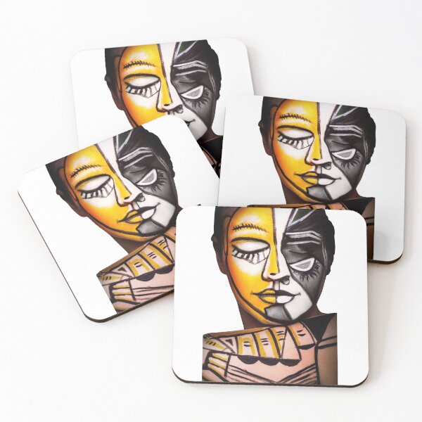 Item preview, TATTOOED WOMEN FACE FUNNY ILLUSTRATION GIFT FOR BOYFRIEND AND GIRLFRIEND  designed and sold by FASHION-LEAD.