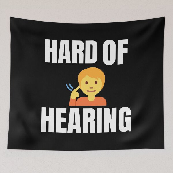 Item preview, Hearing Impaired - Hard of Hearing designed and sold by Billie Sims.