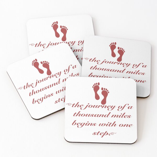 Item preview, the journey of a thousand miles begins with one step. designed and sold by MBartistic.