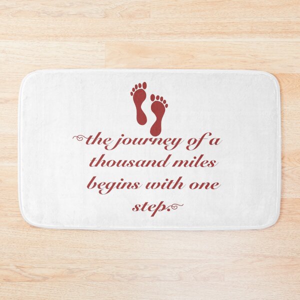 Item preview, the journey of a thousand miles begins with one step. designed and sold by MBartistic.