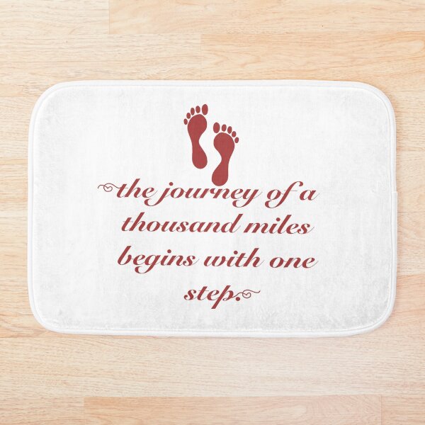 Item preview, the journey of a thousand miles begins with one step. designed and sold by MBartistic.