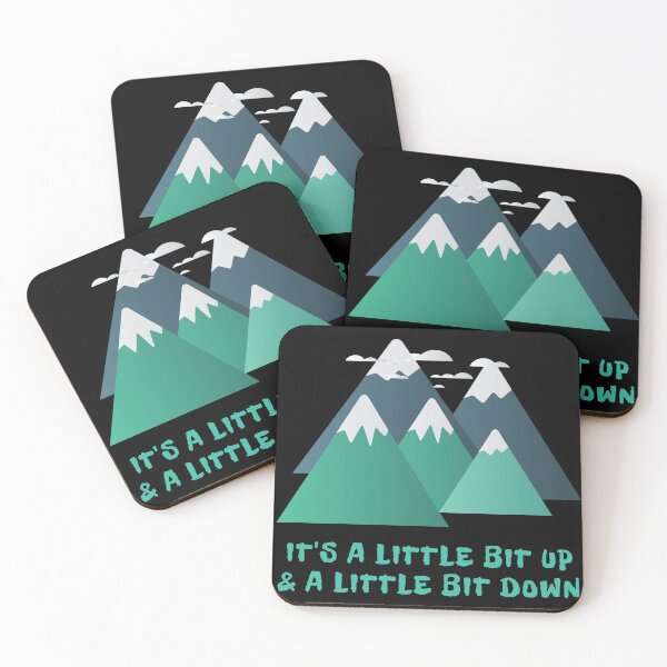Item preview, It's a little bit up and a little bit down. Hiking, tramping, trail, walk talk and descriptions! designed and sold by JellyBeenzz.