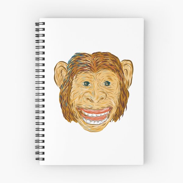 Item preview, Chimpanzee Head Front Isolated designed and sold by patrimonio.