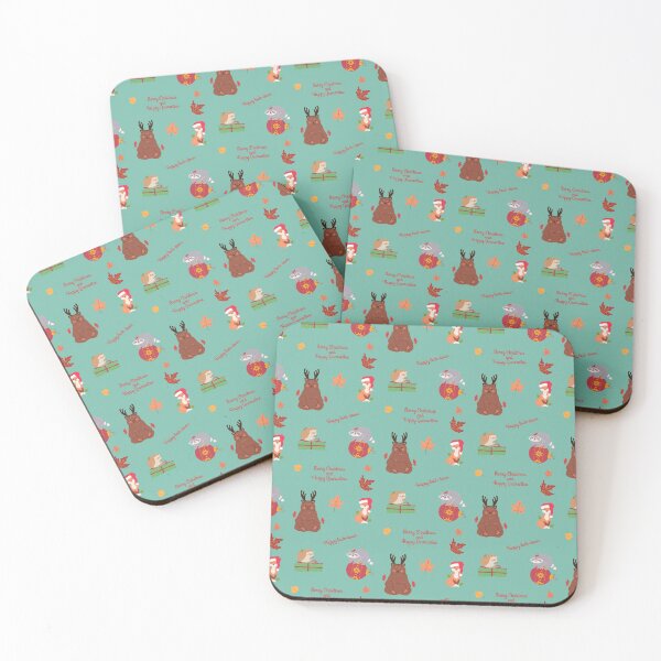 Item preview, Merry Christmas quarantine, happy lock-down, cute animals designed and sold by NomadMessenger.