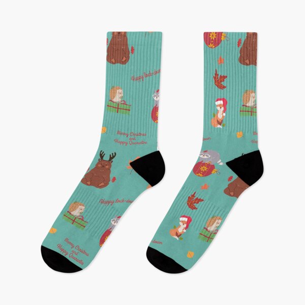 Item preview, Merry Christmas quarantine, happy lock-down, cute animals designed and sold by NomadMessenger.