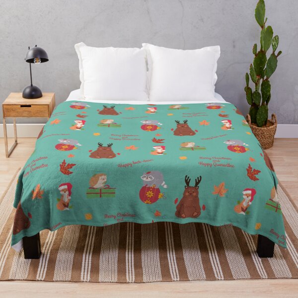 Item preview, Merry Christmas quarantine, happy lock-down, cute animals designed and sold by NomadMessenger.
