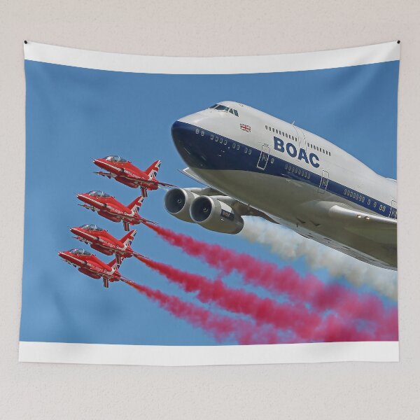 Item preview, BOAC  747 with The Red Arrows Flypast - 4 designed and sold by Colin  Williams Photography.