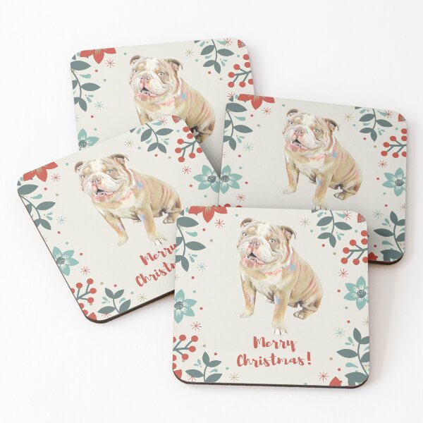 Item preview, Christmas Bulldog designed and sold by AnnaAndVibes.