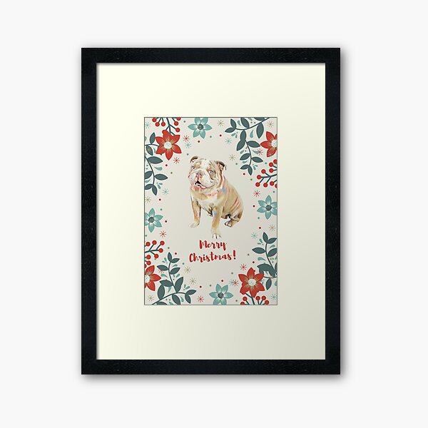 Item preview, Christmas Bulldog designed and sold by AnnaAndVibes.