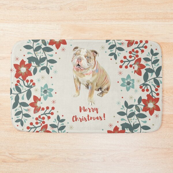 Item preview, Christmas Bulldog designed and sold by AnnaAndVibes.