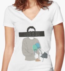 Love is Dead Women's Fitted V-Neck T-Shirt
