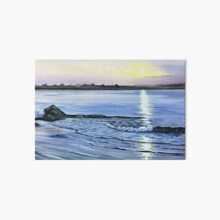 PEACE Lockeport Beach Nova Scotia Beach at sunset Art Board Print
