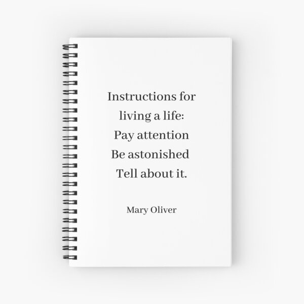 Item preview,  Mary Oliver- Instructions  designed and sold by HighSociety00.