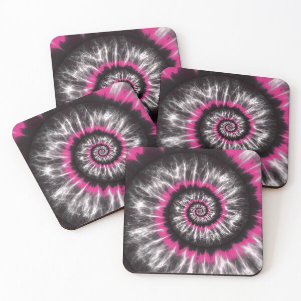 Item preview, Abstract Design Optical Illusion Pink And Black Swirling Pattern designed and sold by Mary Riley.