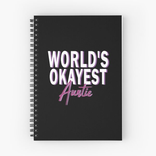 Item preview, World's Okayest Auntie / aunt life / cute gift for aunt / aunt designed and sold by Chamssou.