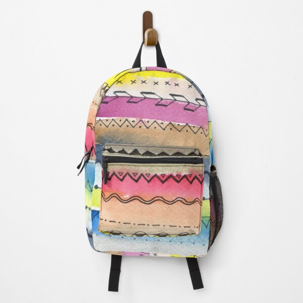 Item preview, indian summer: colorful watercolor stripes designed and sold by kosarandrea.