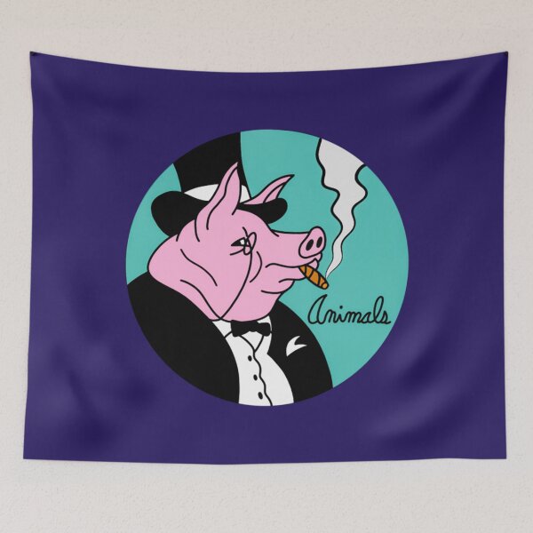 Artikelvorschau, Pink Floyd Love Rock Band PINK-FLOYD Music ANIMALS PIG Pink entworfen und verkauft von RockSaltPink.