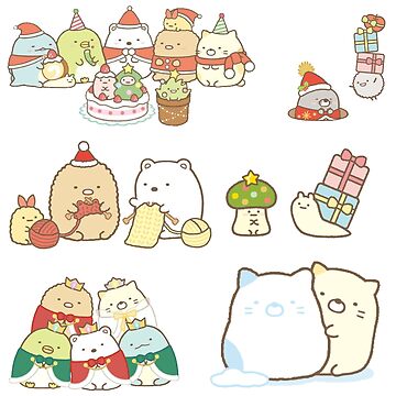 sumikko gurashi Inspired sticker pack Sticker for Sale by katieeh21