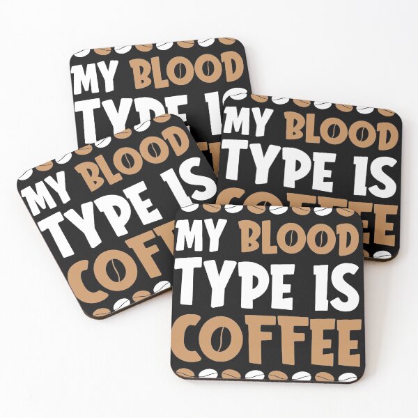 Item preview, My blood type is coffee designed and sold by maryam madah.