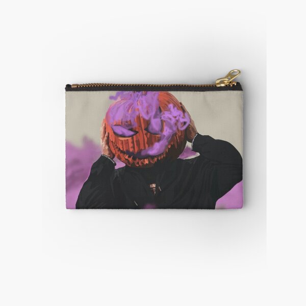 Item preview, Scary Purple Pumpkin Smoke Illustration designed and sold by thegingerstudy.