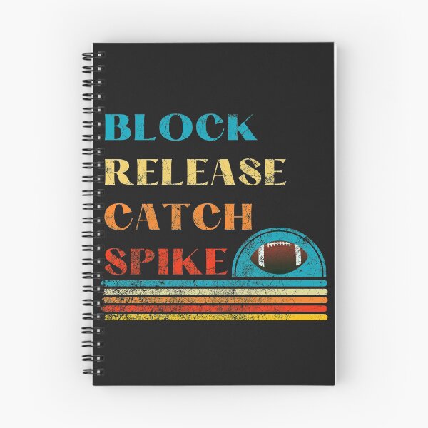 Item preview, Block Release Catch Spike American Football Vintage  designed and sold by DesignsofNote.