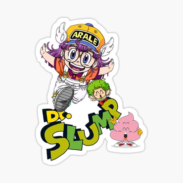 Logotipo de Dr. Slump Pegatina