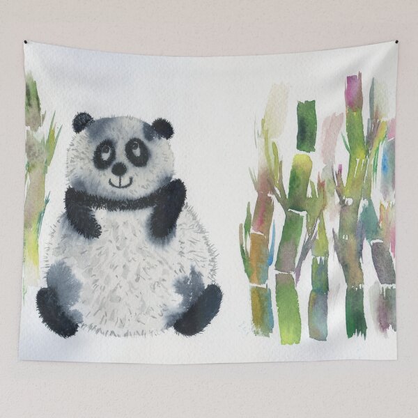 Item preview, panda: watercolor cute pattern designed and sold by kosarandrea.